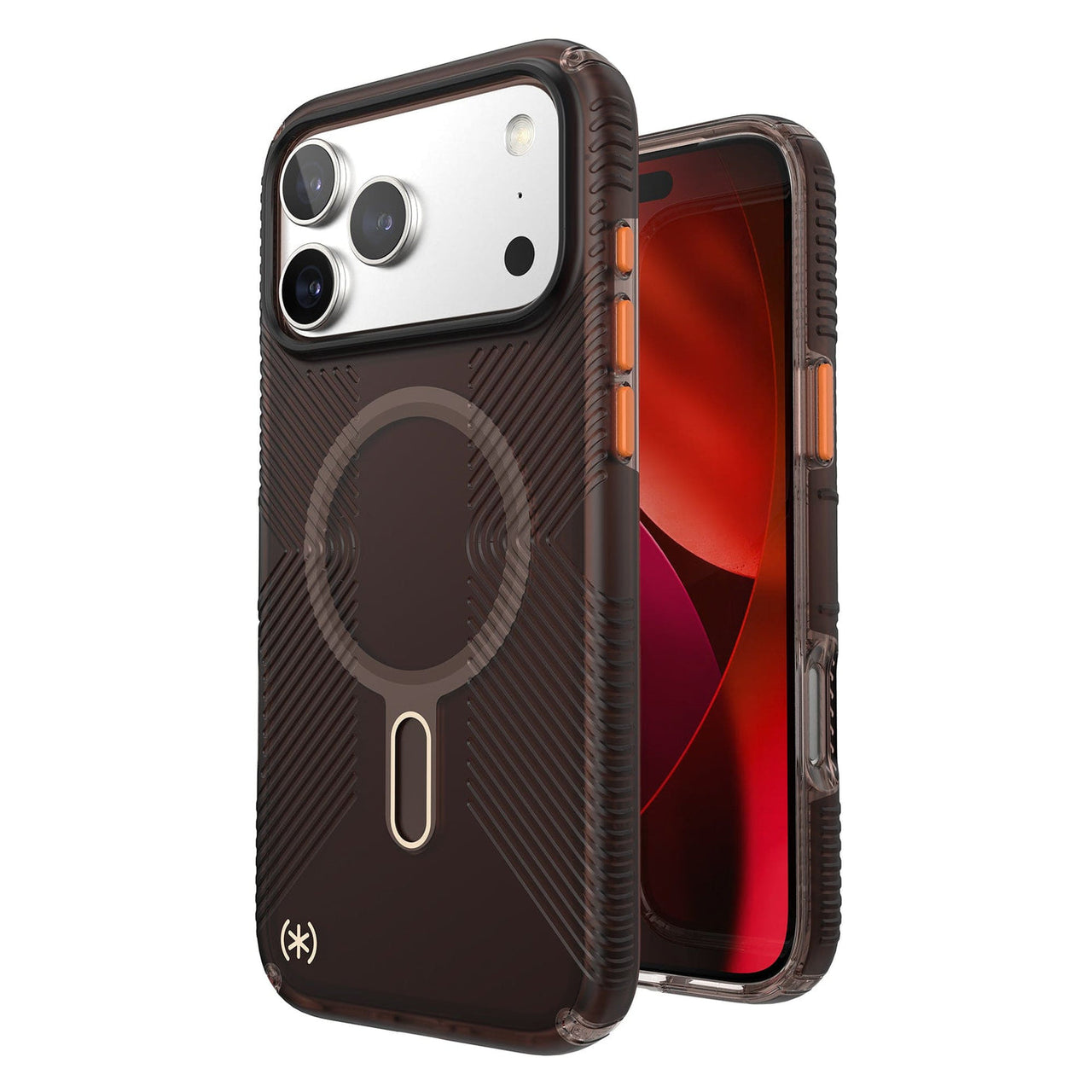 Speck Presidio Lux Grip with Clickclock for iPhone 17 Pro Max - Shade/Orng