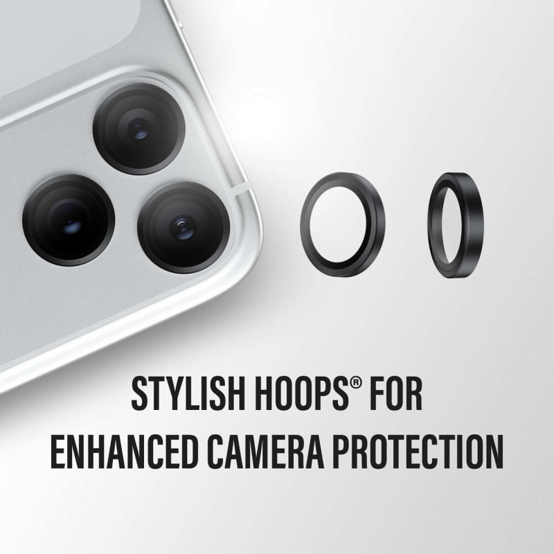 PanzerGlass Hoops Camera Lens Protector for iPhone 18 Pro & Pro Max - Black