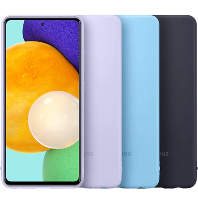 Samsung Galaxy A52/5G A52s 5G Silicone Cover Case - Black