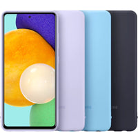 Thumbnail for Samsung Galaxy A52/5G A52s 5G Silicone Cover Case - Black