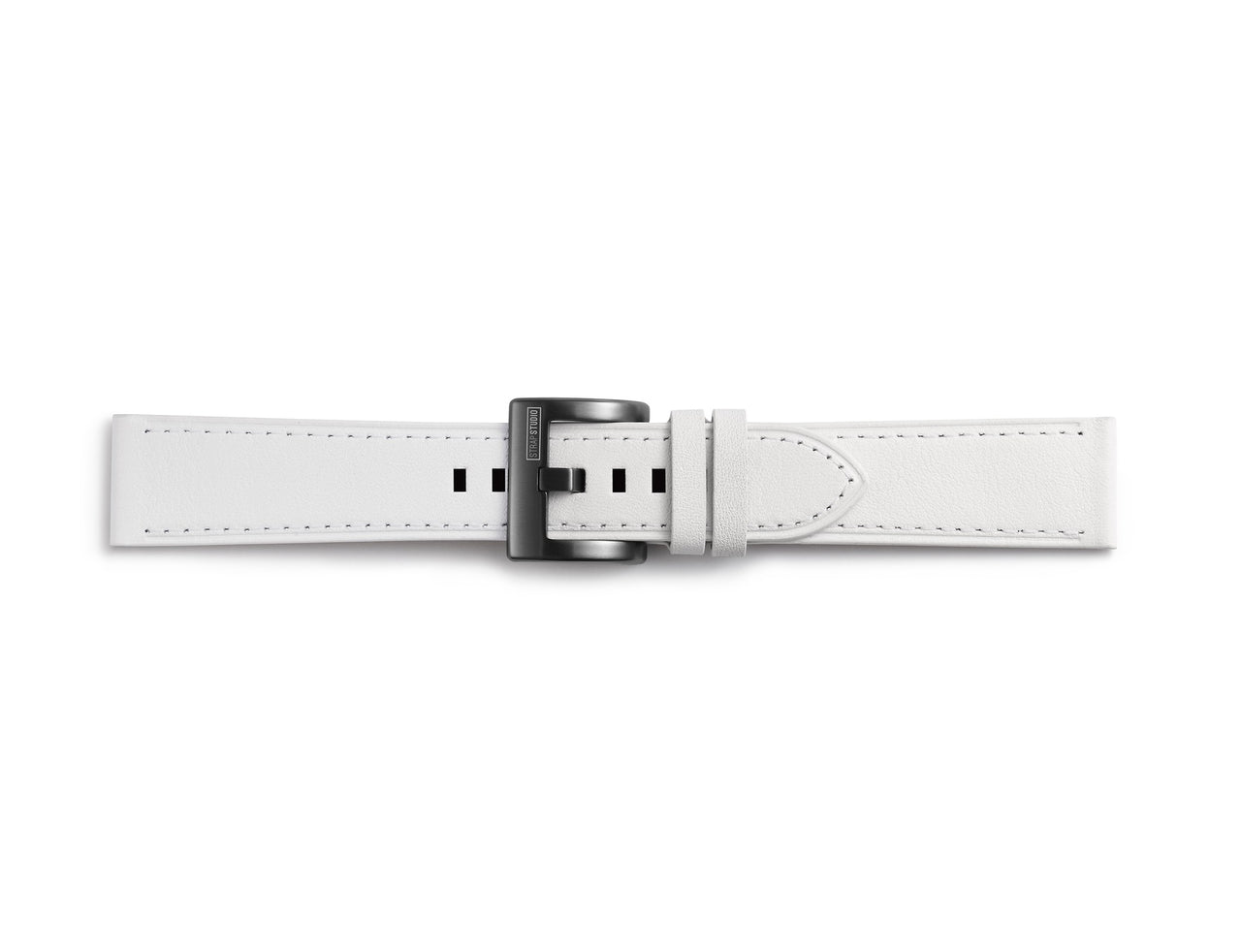 Samsung Classic Leather Strap for Gear Sport - Beige +  White