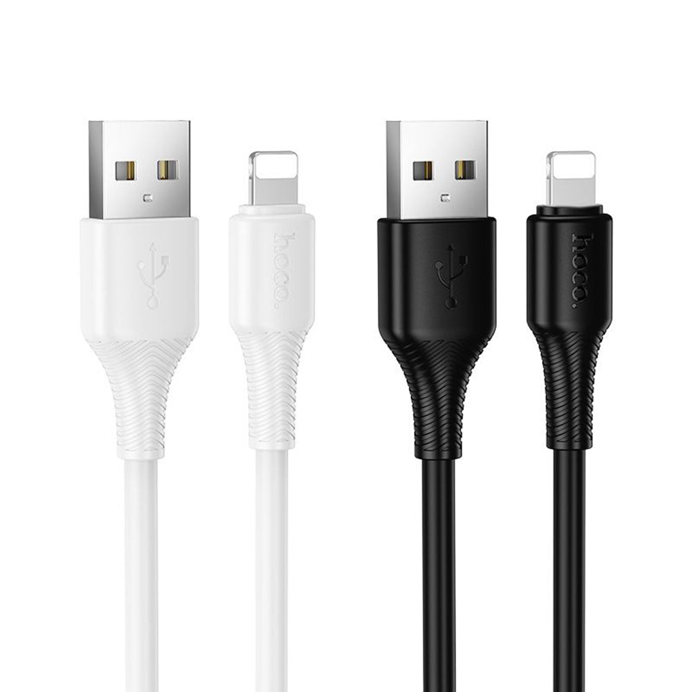 Hoco X120 USB-A to Lightning Bend-Resistant Charging Data Cable iP- White