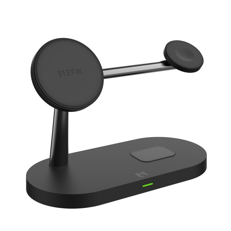 EFM FLUX 4-in-1 Charging Dock with 42W Wall Charger - Charcoal