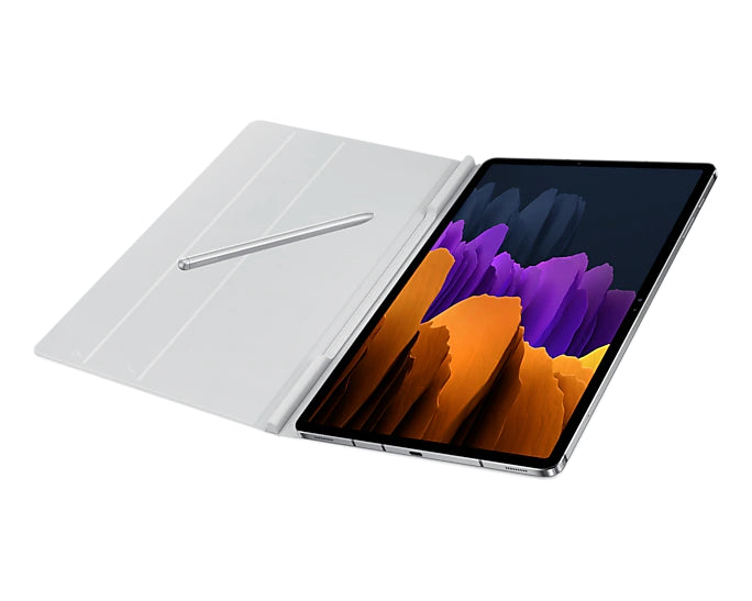 Samsung  Galaxy Tab S7+ Book Cover  - Mystic Silver