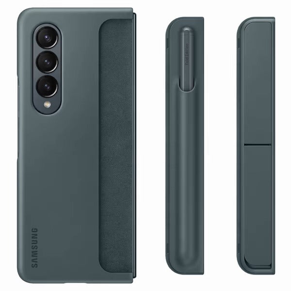 Samsung Galaxy Z Fold4 Standing Cover with Pen - Moss Gray