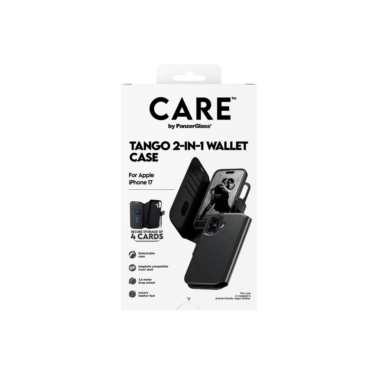 PanzerGlass CARE by Feature Tango Magsafe Case for iPhone 17- Black