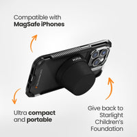 Thumbnail for EFM Cloudbreak Mag Bluetooth Speakers Twin Pack with MagSafe Compatibility - Black