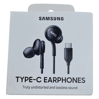 Thumbnail for Samsung AKG Type-C In-Ear Earphones - Black (S22|S20|S21|Note 20| Ultra|Samsung USB-C phones)