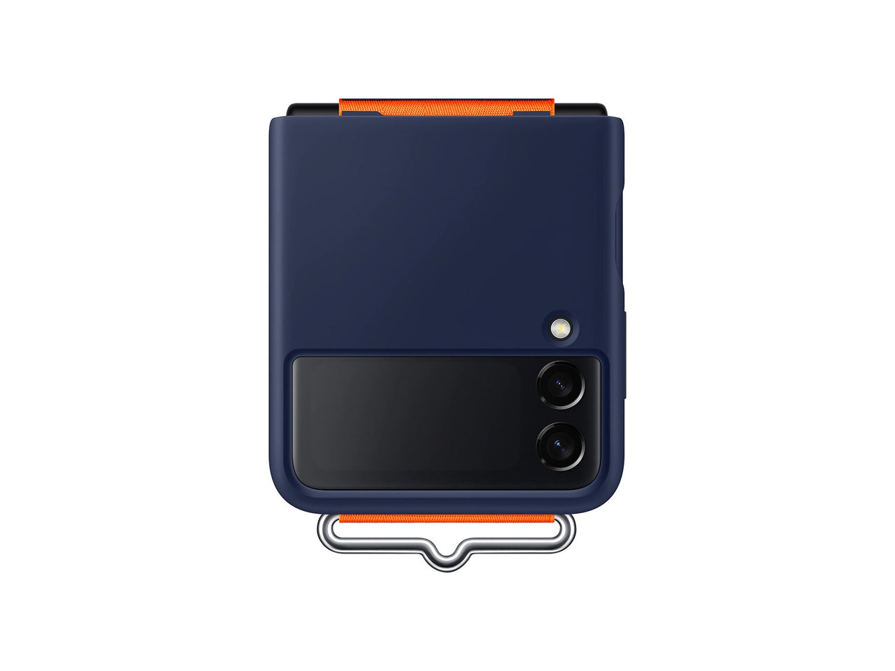 Samsung Galaxy Z Flip 3/ 5G Genuine Protective Silicone Cover with Strap - Navy