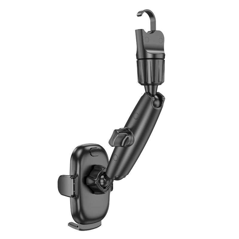 Hoco H17 Waves Rear view Mirror Car Holder DUAL Axis Design- Black