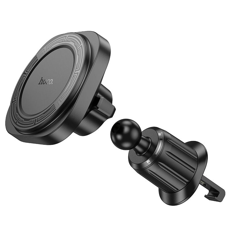Hoco H28 Rainbow Ring Magnetic Car Holder Air Outlet - Black