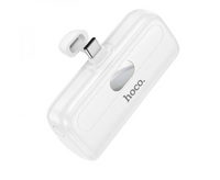 Thumbnail for Hoco J116 5000mAh Pocket Power Bank with USB-C Connector - White