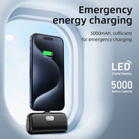 Thumbnail for Hoco J116 5000mAh Pocket Power Bank with USB-C Connector - White