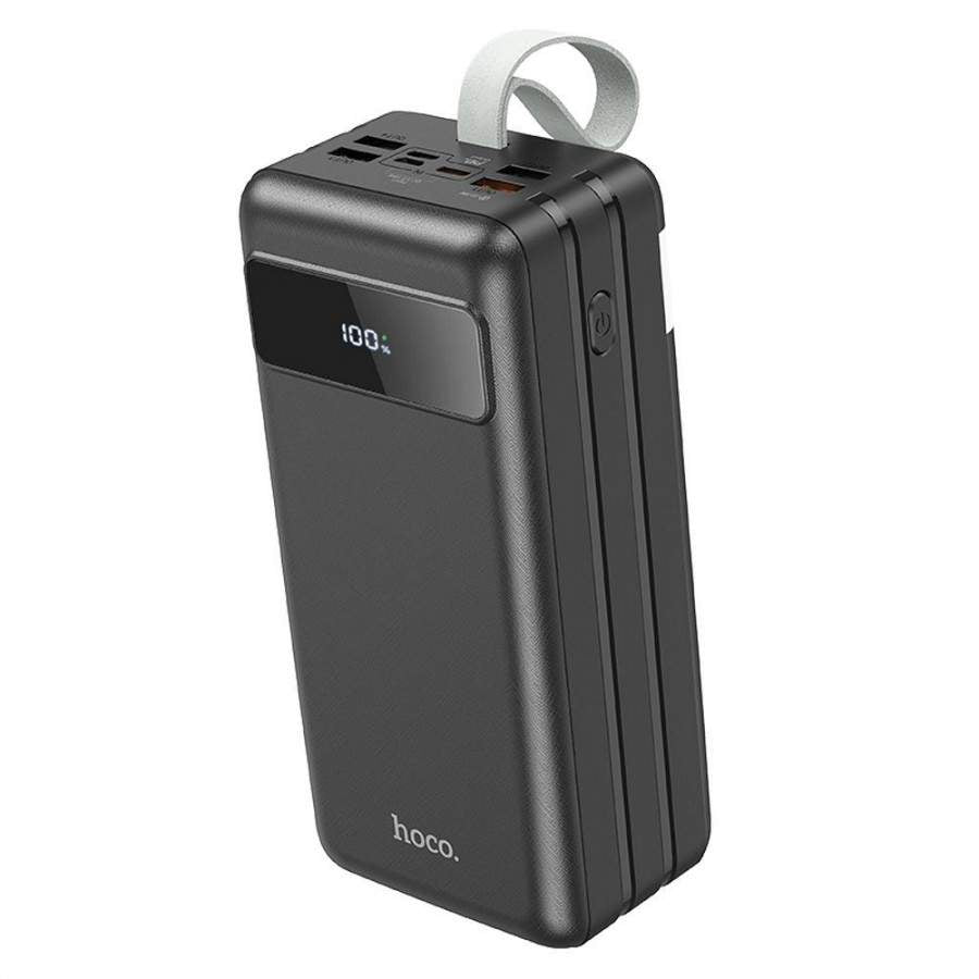 Hoco J86B 60000mAh 22.5W Powermaster Power Bank With LED Lamp - Black