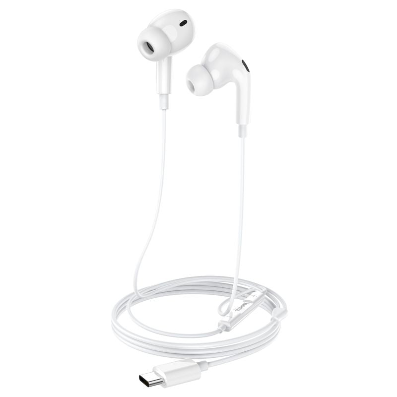 Hoco M101 Pro Crystal USB-C Handsfree - White