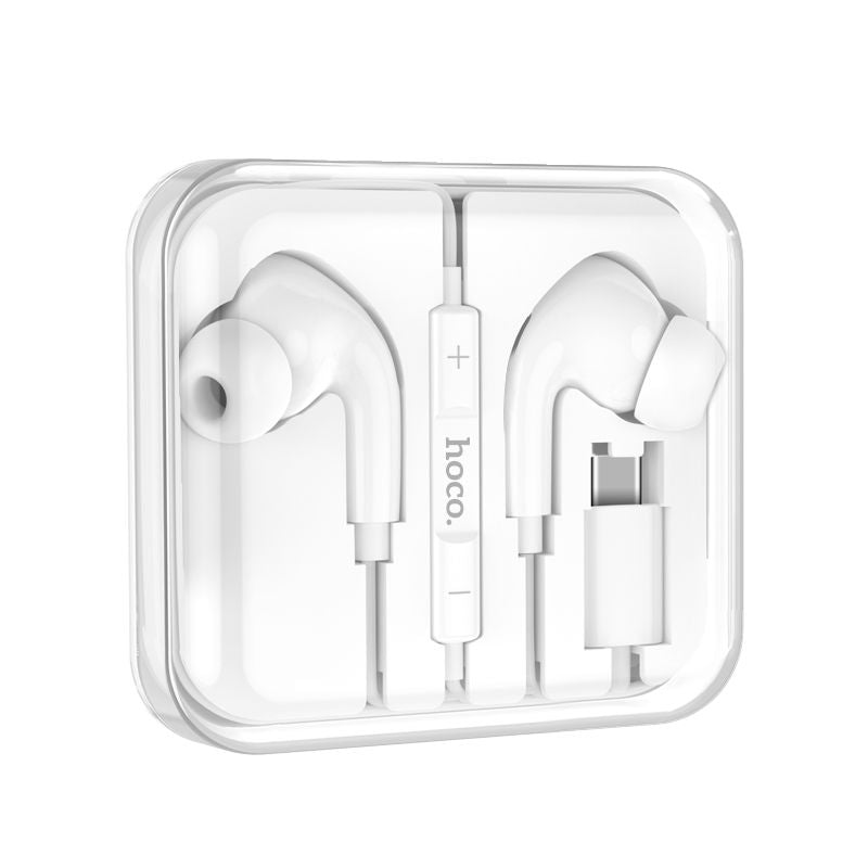 Hoco M101 Pro Crystal USB-C Handsfree - White