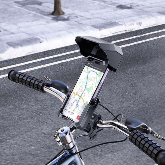 Hoco H31 Smartphone Holder for Bike/Motorcycle Handlebar - Black