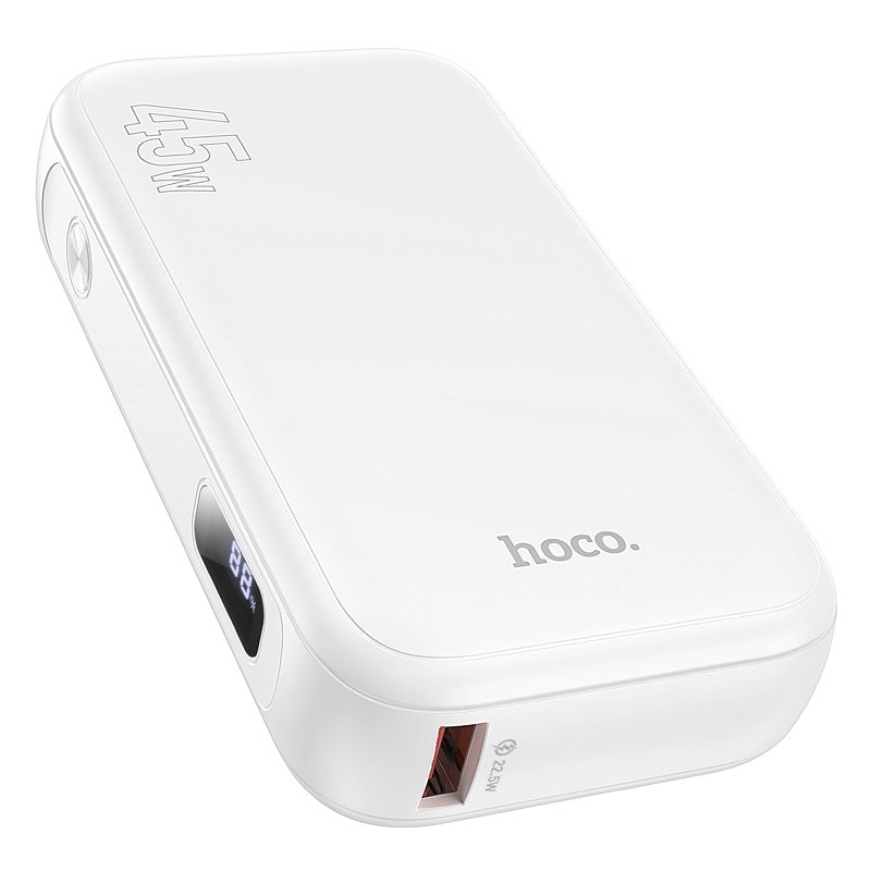 Hoco J98 45W PD 15000 mAh Power Bank - White