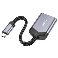 Thumbnail for Hoco UA25C USB-C 2 in 1 Card Reader - Gray
