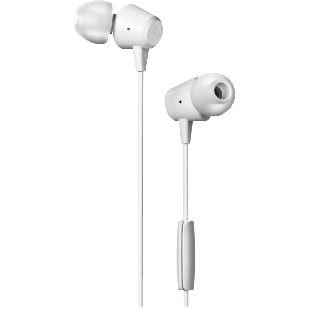 JBL C50HI Ultra Lightweight In-Ear Headphones - White