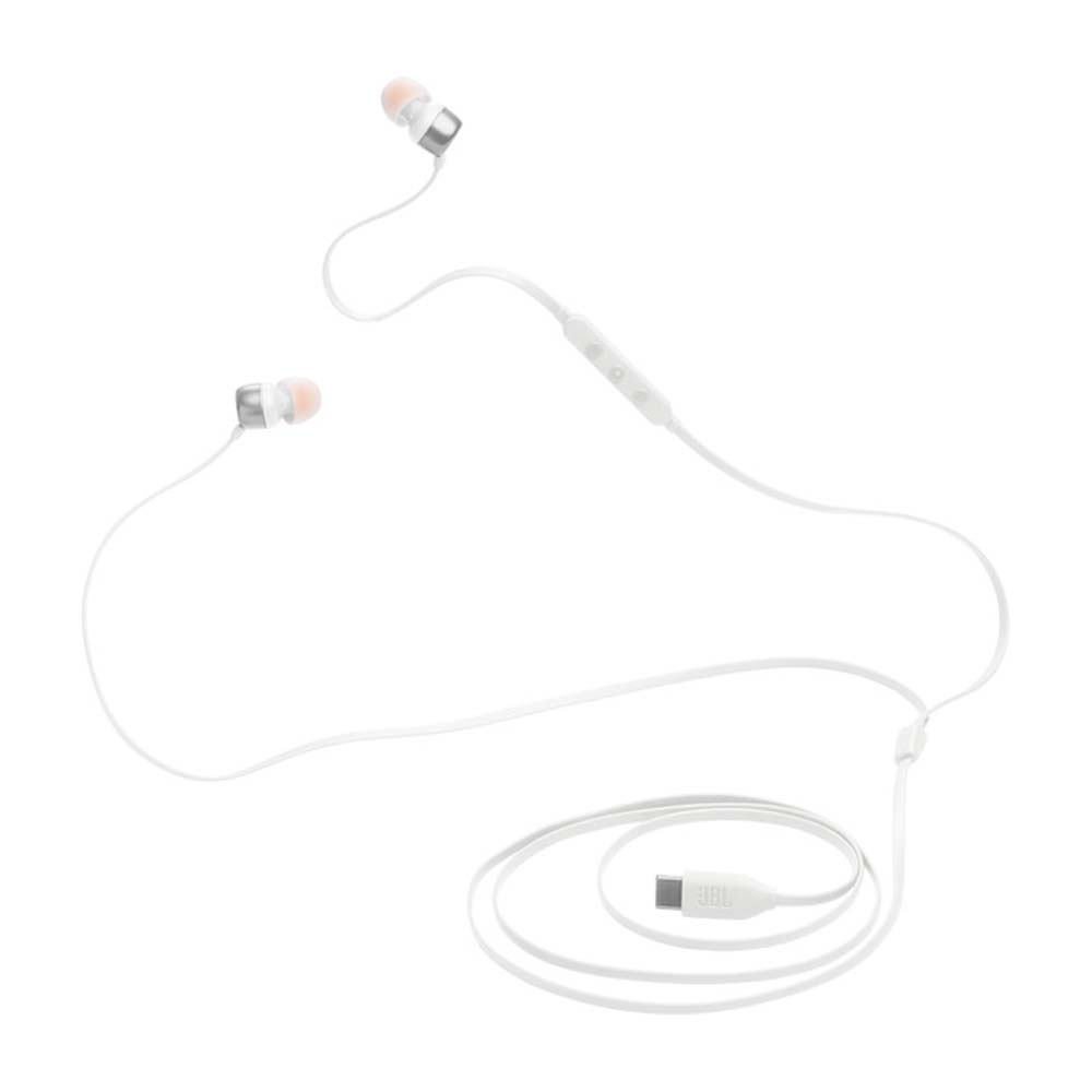 JBL Tune 310C USB-C Wired In-Ear Headphones - White