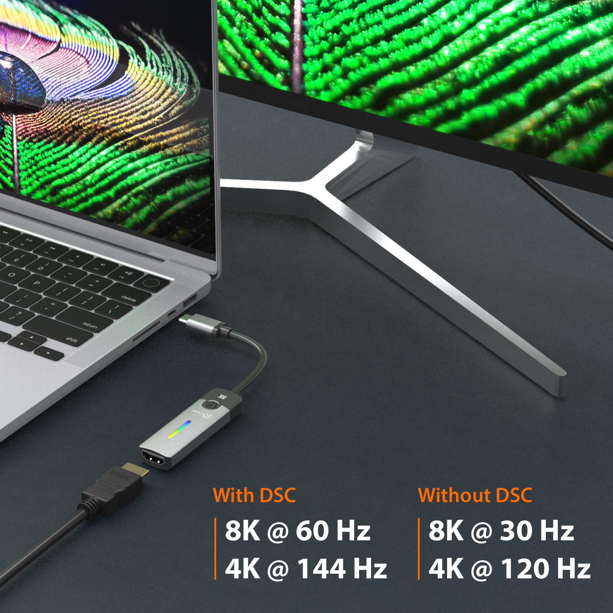 J5create JCA157 USB-C to HDMI 2.1 8K Adapter
