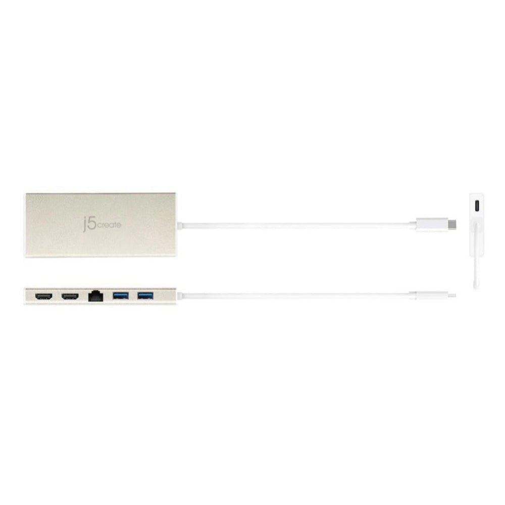 J5create JCD381 USB-C Dual HDMI 2k/4k Mini Dock