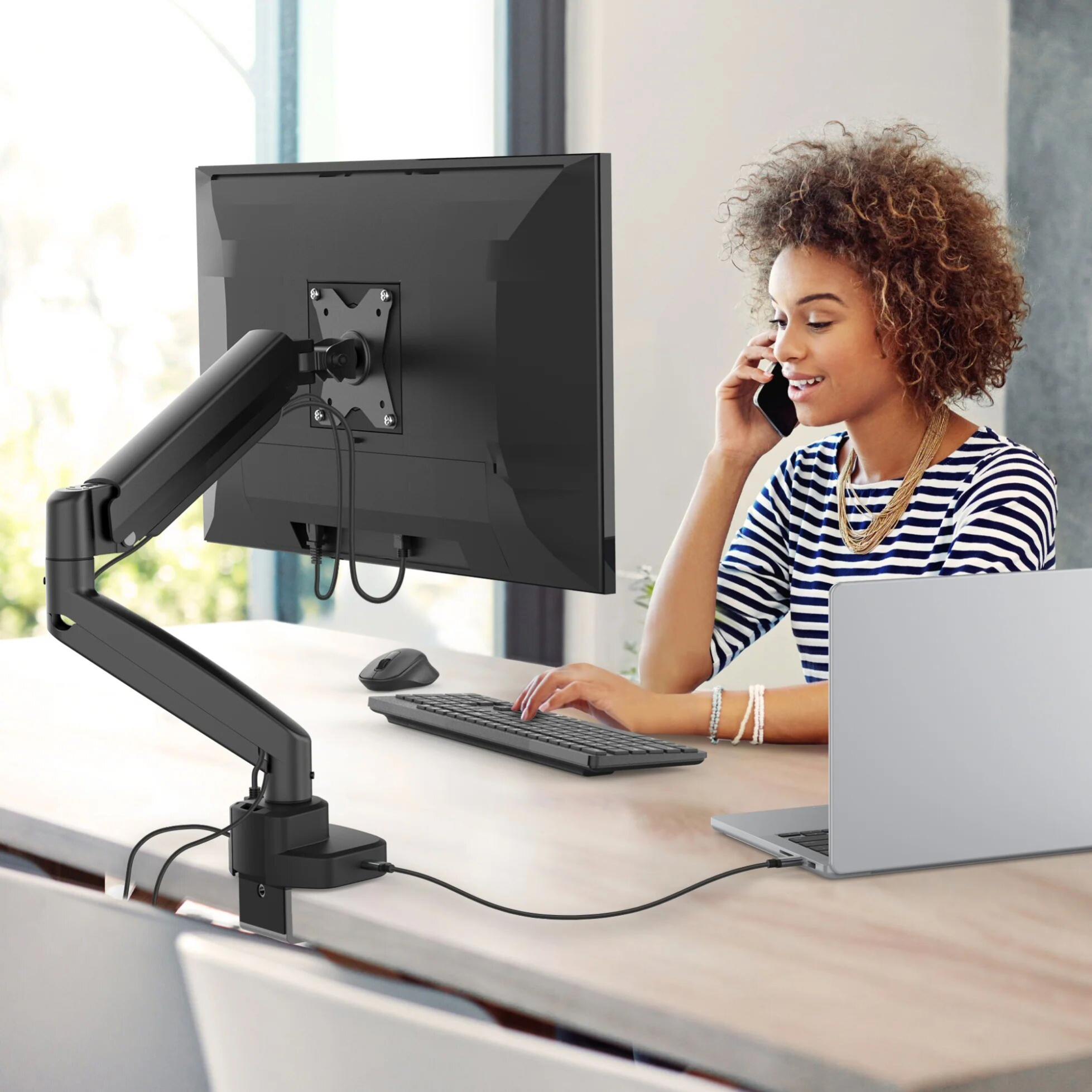 J5create JTSA301 Ergonomic Monitor Mount with Dock