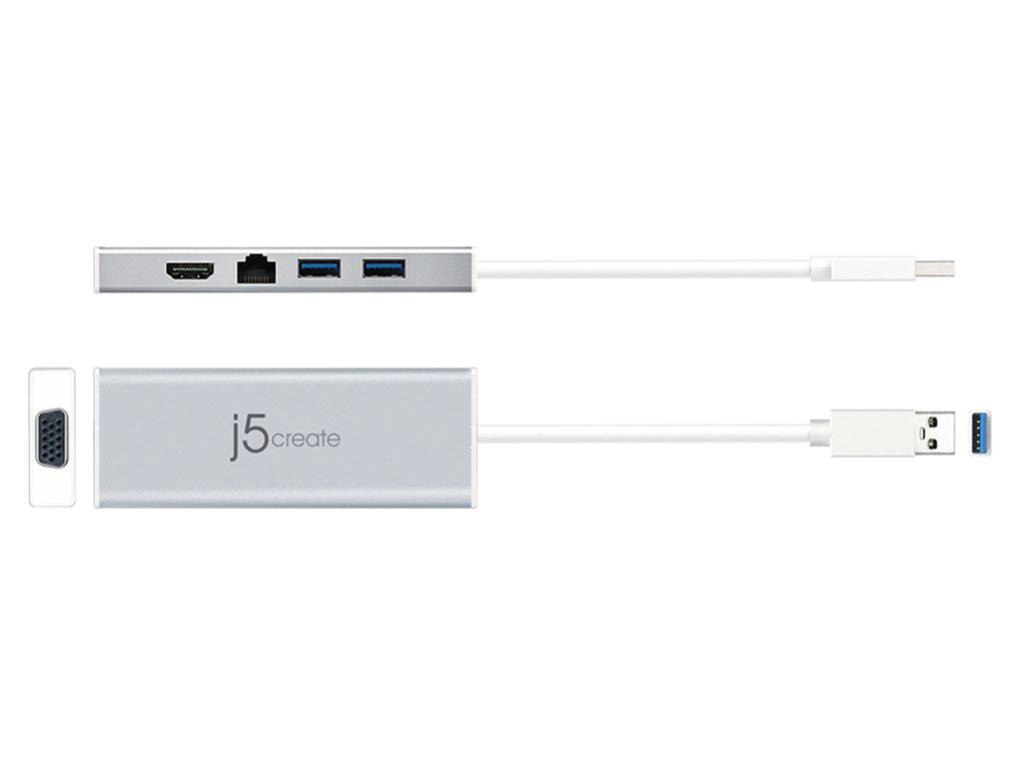 J5create JUD380 USB 3.0 Mini Dock for Dual Display