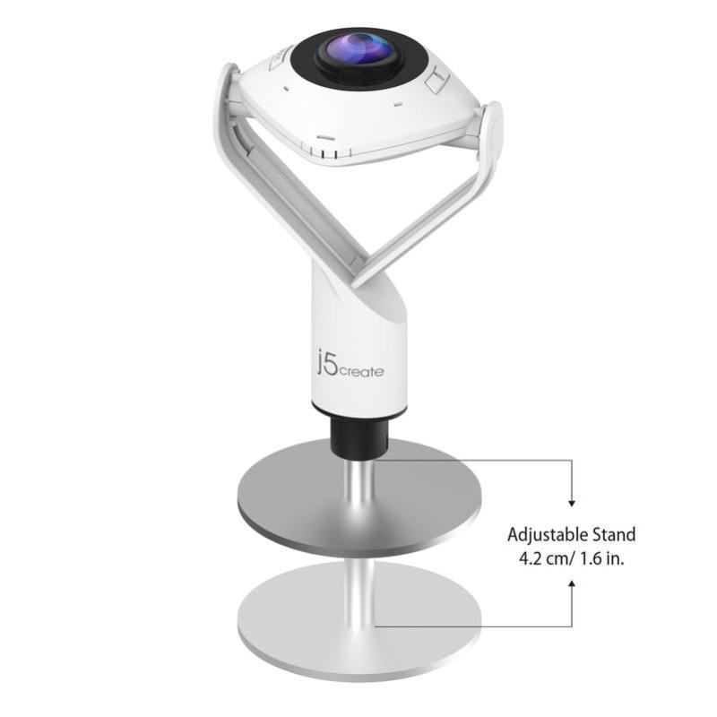J5create 360 All Around Conference Webcam for Huddle Rooms