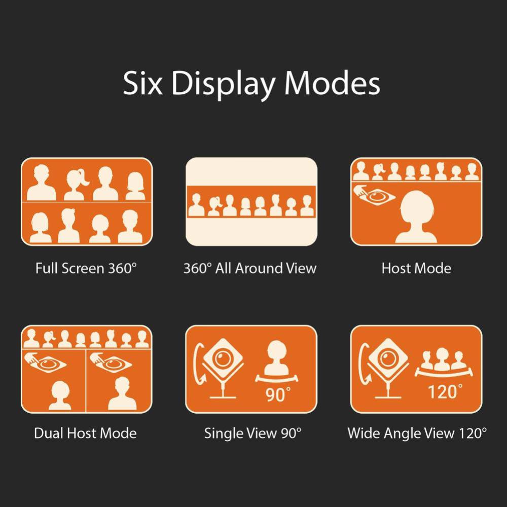 J5create 360 All Around Conference Webcam for Huddle Rooms