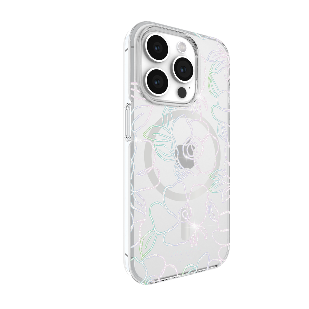 Kate Spade Hardshell MagSafe Case for iPhone 15 Pro 6.1" - Modern Floral