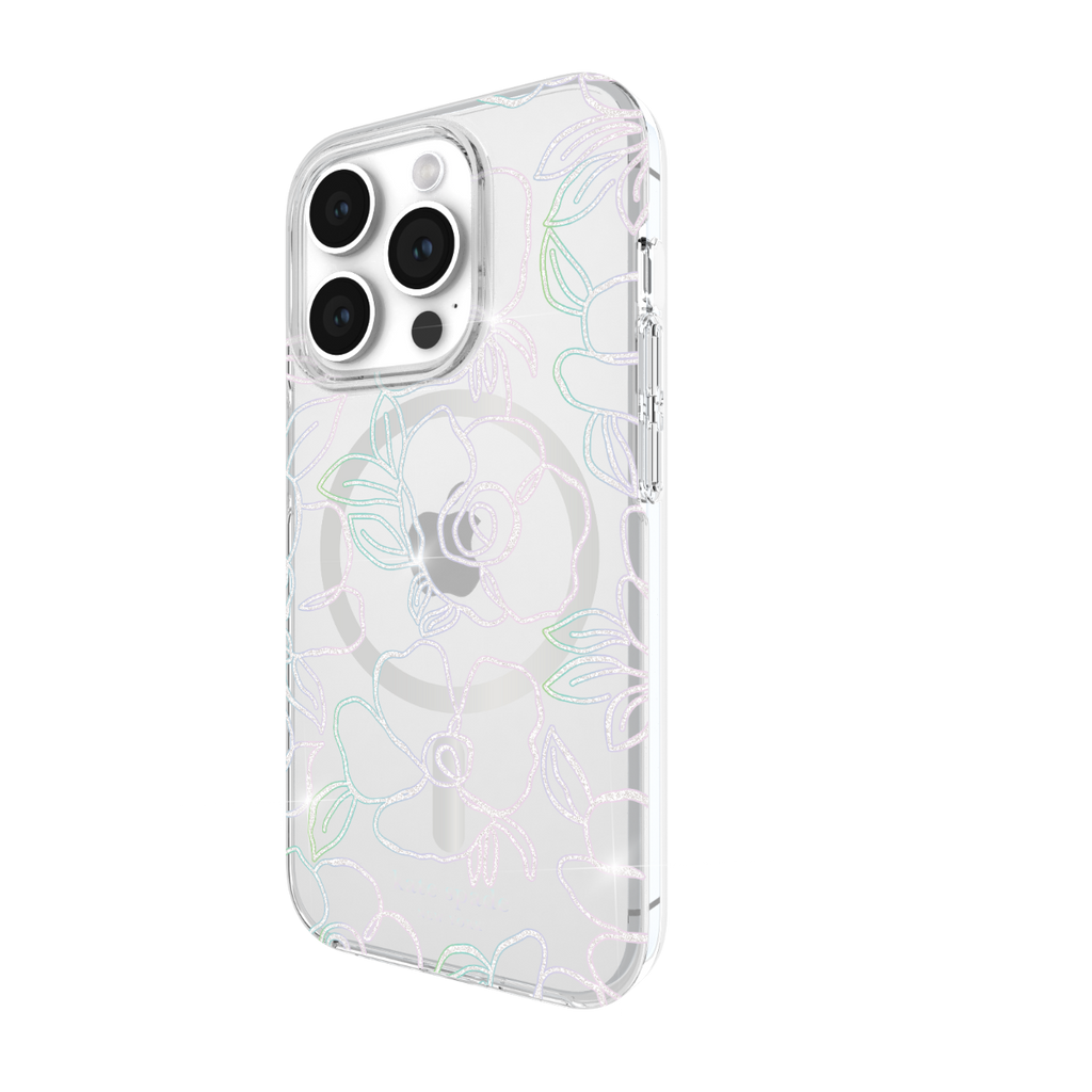 Kate Spade Hardshell MagSafe Case for iPhone 15 Pro 6.1" - Modern Floral