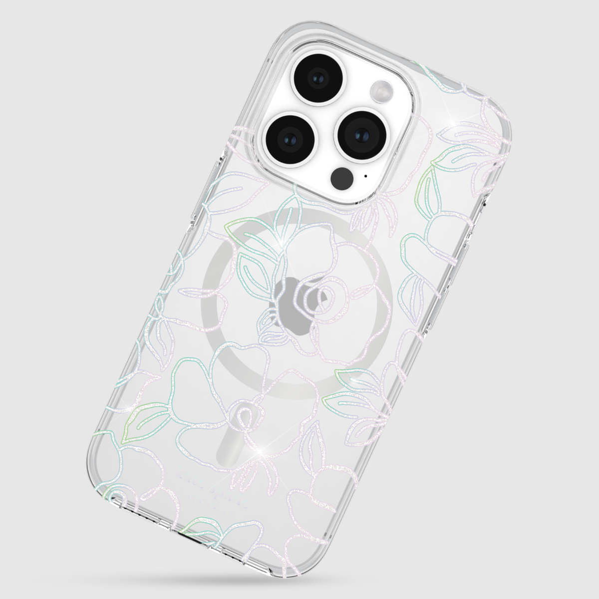 Kate Spade Hardshell MagSafe Case for iPhone 15 Pro 6.1" - Modern Floral