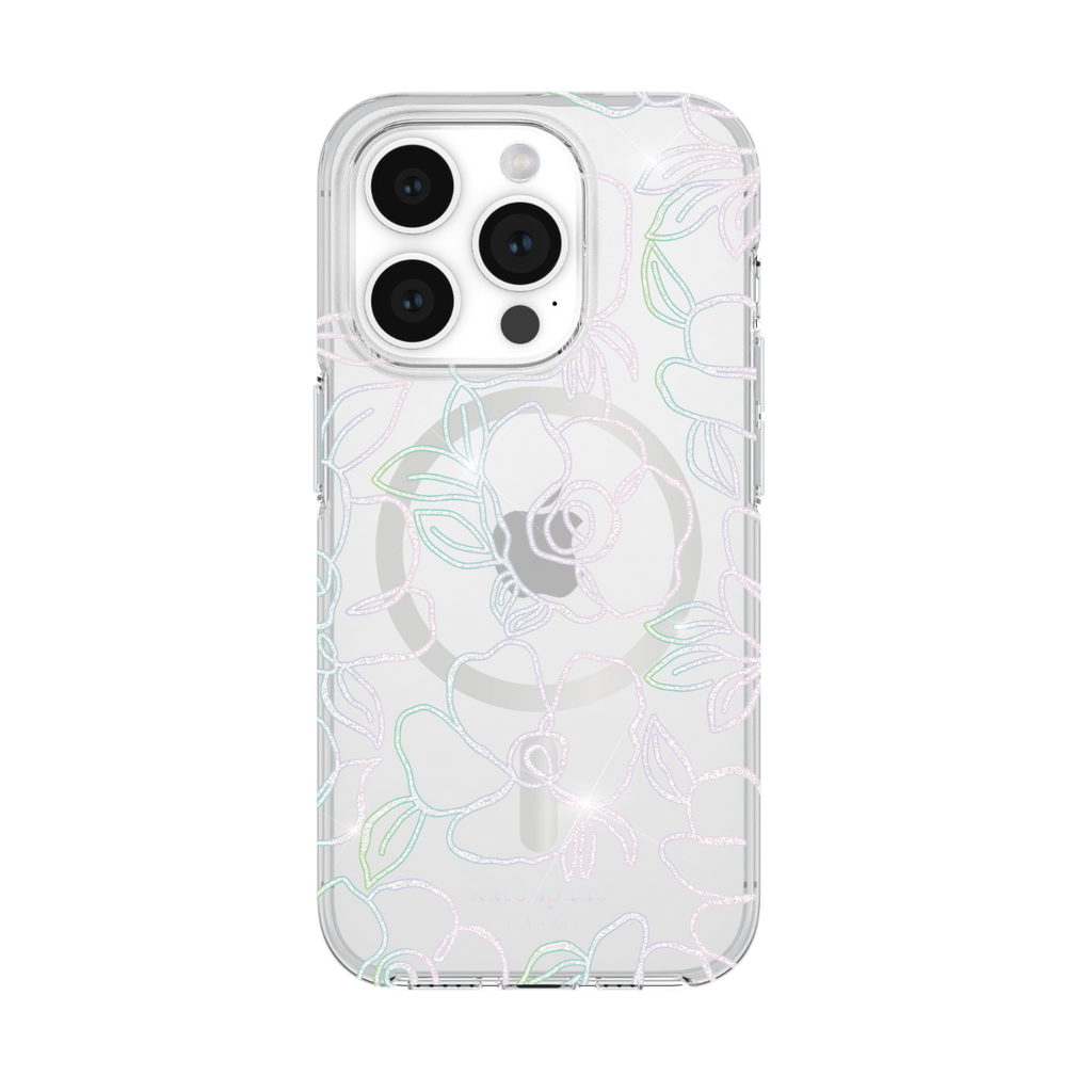 Kate Spade Hardshell MagSafe Case for iPhone 15 Pro 6.1" - Modern Floral