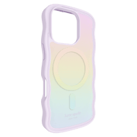 Thumbnail for Kate Spade - Wavy MagSafe Case for Apple iPhone 16 Pro - Opal Iridescent