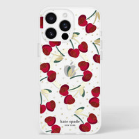 Thumbnail for Kate Spade MagSafe Case For iPhone 16 Pro Max - Cherry Dot