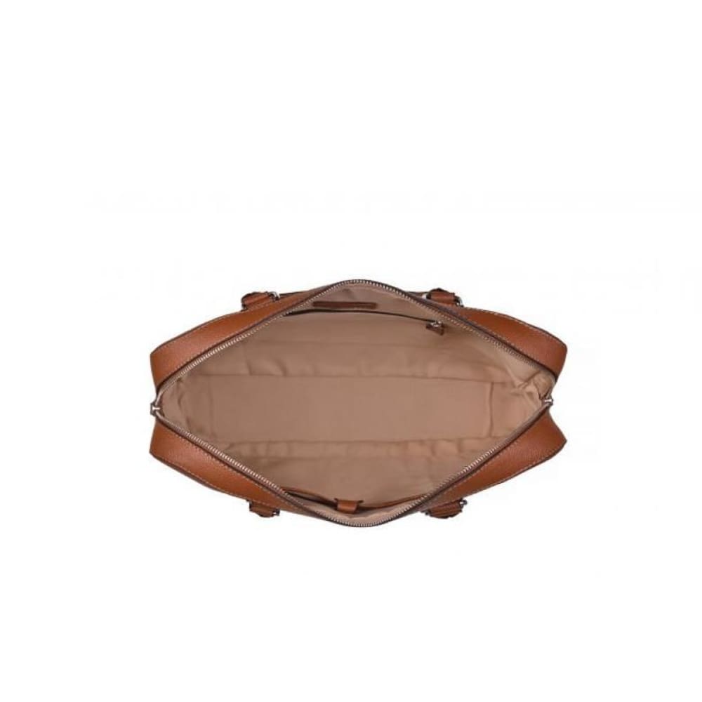 Leather United Laptop Bag - Tan (Genuine Leather)