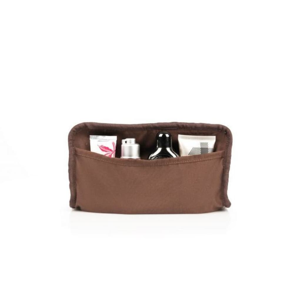 Leather United Unisex Dopp Toiletry Kit Bag - Brown (Genuine Leather)