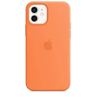 Thumbnail for Apple Silicone Case with MagSafe for iPhone 12 | 12 Pro - Orange Kumquat