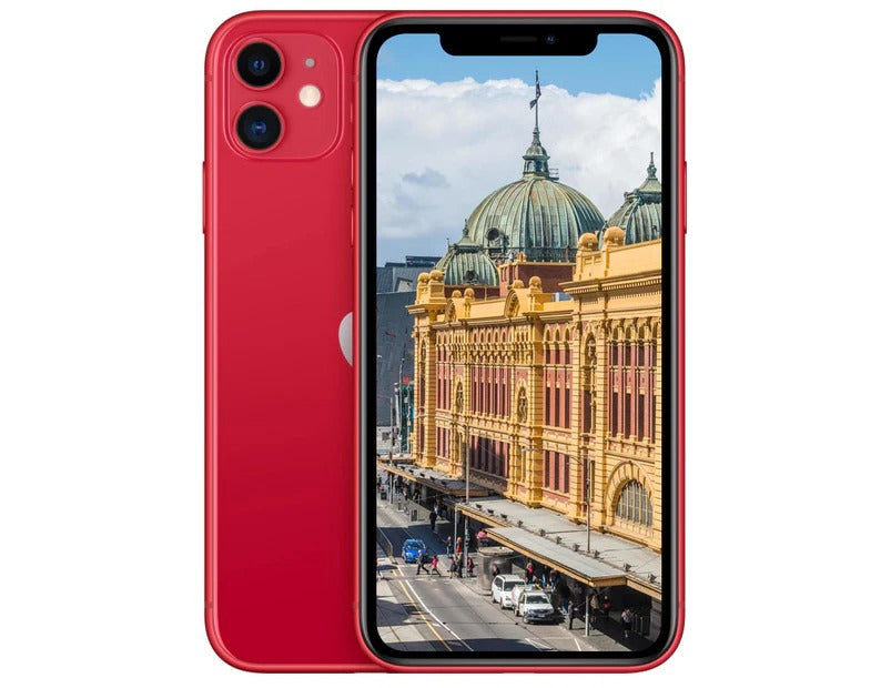 Reburbished Apple iPhone 11 128GB - Red New Battery Grade B