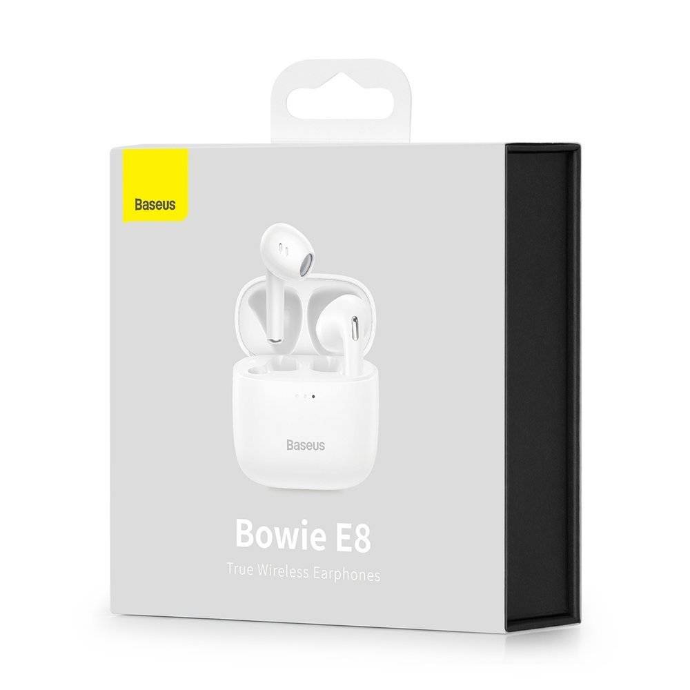 Baseus Bowie E8 True Wireless Earphones - White
