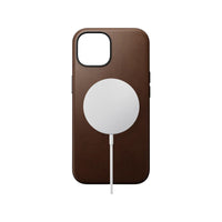Thumbnail for Nomad Leather Phone Case for iPhone 15 - Brown - NMD