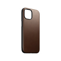 Thumbnail for Nomad Leather Phone Case for iPhone 15 - Brown - NMD