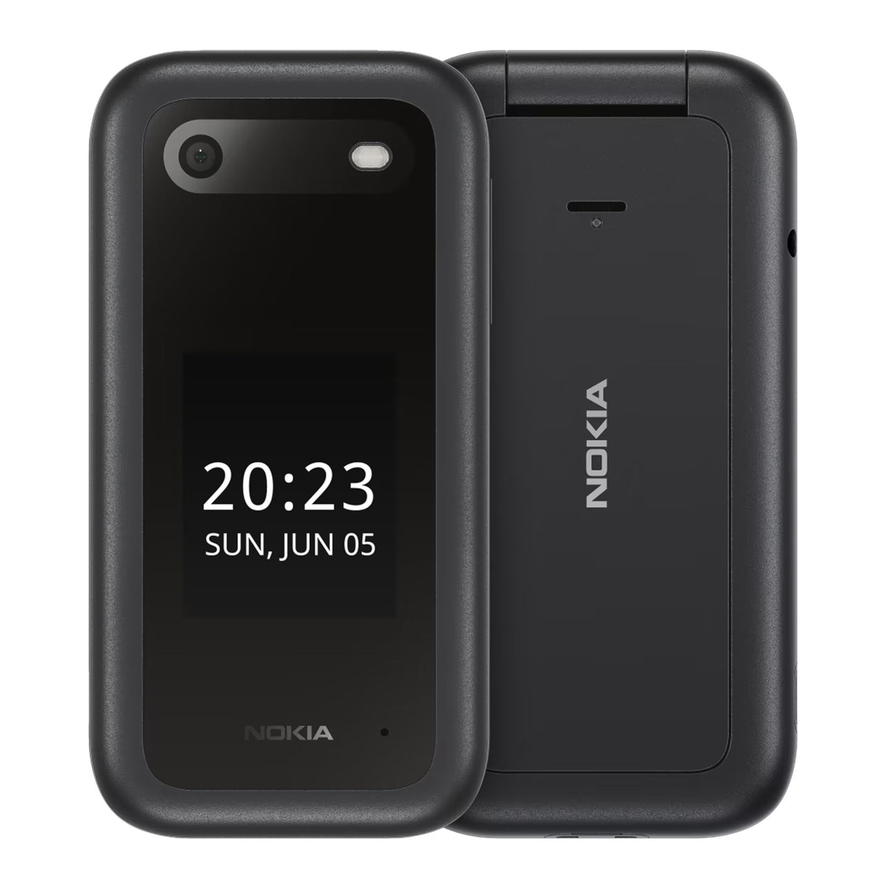 OPEN BOX Nokia 2660 Dual SIM 4G FLIP BIG Button Phone Unlocked - Black