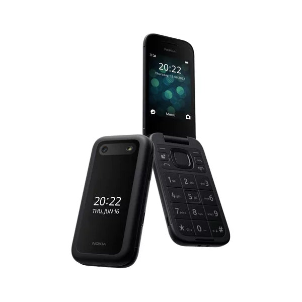 OPEN BOX Nokia 2660 Dual SIM 4G FLIP BIG Button Phone Unlocked - Black
