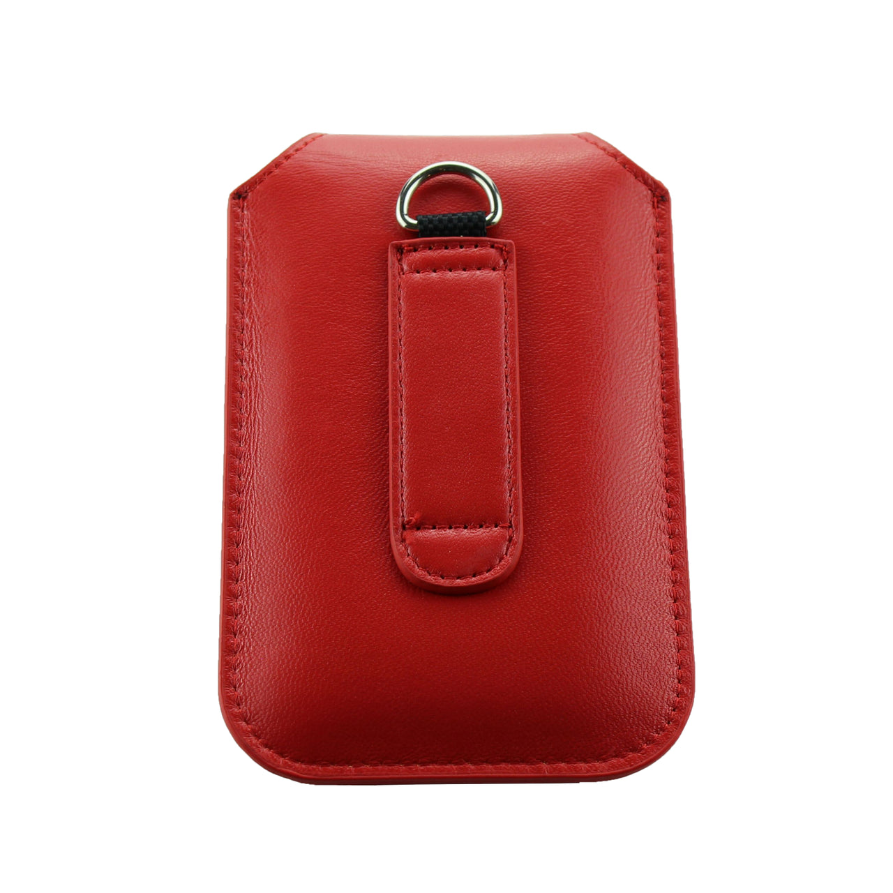 OLITECH Leather Pouch case cover with Lanyard RED