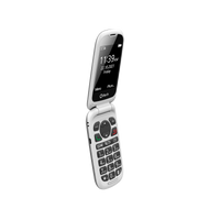 Thumbnail for Olitech Easy Flip2 4G Seniors Phone: Big Buttons, GPS Location, Amplified Volume, Emergency Key - Black/White