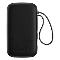 Thumbnail for Baseus Qpow2 Dual-Cable Digital Display Fast Charge Power Bank 20000mAh 22.5W - Black