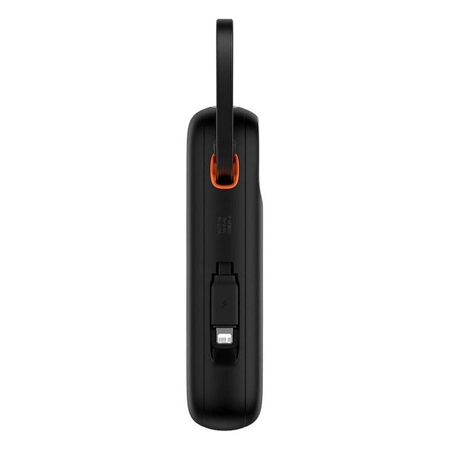Baseus Qpow2 Dual-Cable Digital Display Fast Charge Power Bank 20000mAh 22.5W - Black